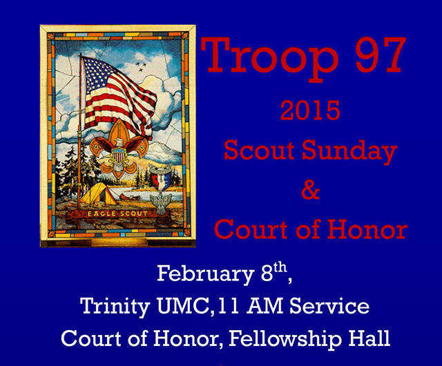 2015 Scout Sunday and Court of Honor